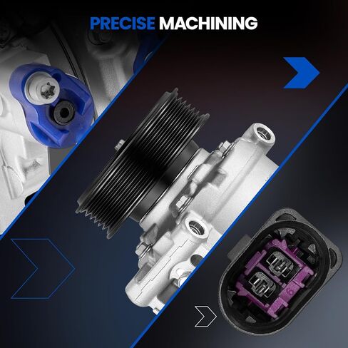 98350 Air Conditioning A/C Compressor with Clutch Compatible with Audi A4, A5, A3 Quattro, A4 Quattro, A5 Quattro, A8 Quattro, A4 allroad, Q7 in Saudi Arabia