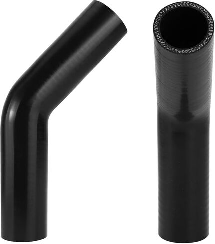 QWORK 45 Degree Elbow Silicone Hose, 1.5" ID 4-Ply Reinforced Silicone Hose for Turbo, Intercooler and Intake, 5" Leg length in Saudi Arabia