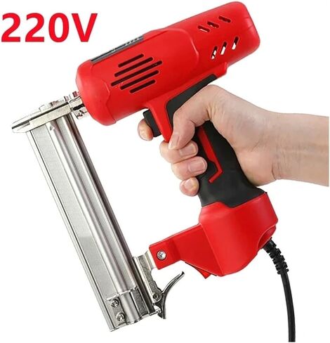 Oil-Free Pneumatic Staple Gun 2600W 220V Heavy Duty Electric Nails Gun F30 U-Shaped Nail Gun Straight Nail Gun Woodworking Tools Household Eletric Power Tools(Only Machines) in Kuwait