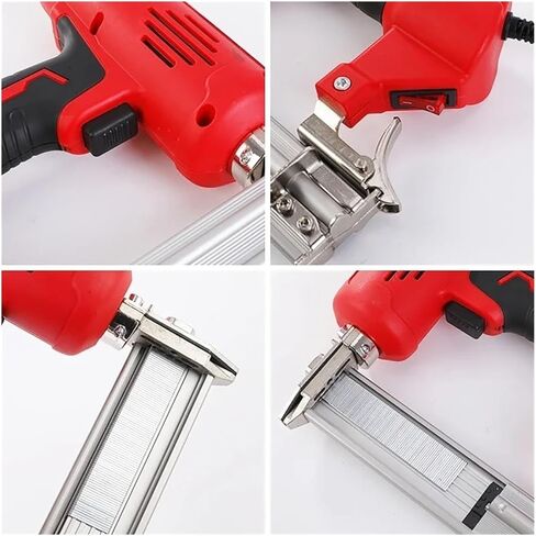 Oil-Free Pneumatic Staple Gun 2600W 220V Heavy Duty Electric Nails Gun F30 U-Shaped Nail Gun Straight Nail Gun Woodworking Tools Household Eletric Power Tools(Only Machines) in Kuwait