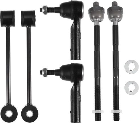 X AUTOHAUX 6 Pcs Front Sway Bar Links Inner Outer Tie Rod Ends for Jeep Commander 2006-2010 for Jeep Grand Cherokee 2005-2010 Suspension Kit Stabilizer Bar Link Steering Tie Rod End in Saudi Arabia