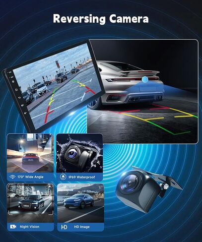 2 + 64 جيجا لسيارة Honda Civic 2001-2005 راديو السيارة مع Carplay اللاسلكي/Android Auto Android Car Stereo 9 بوصة تعمل باللمس GPS Navigation WiFi Bluetooth FM/RDS Mirror Link SWC كاميرا احتياطية in Saudi Arabia
