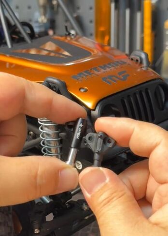 توقفات صدمات معدنية من الألومنيوم من H-TECH RC CNC متوافقة مع ملحقات Vanquish H10 Optic 1/10 in Kuwait