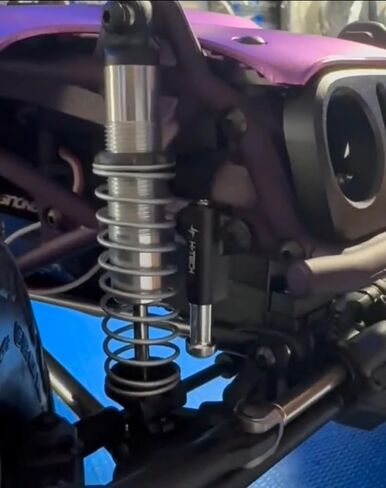 توقفات صدمات معدنية من الألومنيوم من H-TECH RC CNC متوافقة مع ملحقات Vanquish H10 Optic 1/10 in Kuwait
