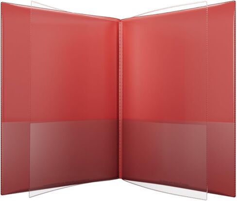 مجلد بلاستيكي مكون من 6 جيوب من Izzy - غلافان للصفحة الكاملة، مرن ومتين، سطح مقاوم للماء، تصميم احترافي - صنع في الولايات المتحدة الأمريكية، مجلدات جيب مثالية in Kuwait