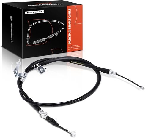 A-Premium Rear Passenger Side Parking Brake Cable Assembly Compatible with Mazda Models: Protege 1999-2003, Protege5 2003 - Replace# B25D44410B in Saudi Arabia