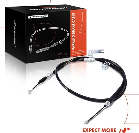 A-Premium Rear Passenger Side Parking Brake Cable Assembly Compatible with Mazda Models: Protege 1999-2003, Protege5 2003 - Replace# B25D44410B in Saudi Arabia