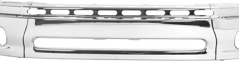 KUAFU Front Bumper Face Bar Compatible with 2000-2006 Toyota Tundra Replacement for 521010C020 TO1002170 Bumper Cover Impact Bar Chrome Silvery Steel 3Pieces in Saudi Arabia