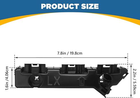 TOPUS For Chrysler 300 Bumper Cover Bracket 2011-2021, Pair of Front Bumper Retainer Support Lower Bracket Replacement For CH1042113 CH1043113 191275331712 57010401AD 57010402AD Left & Right side in Saudi Arabia