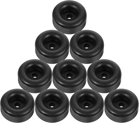 10 Pack Trailer Ramp Door Rubber Bumpers - 2.5" Rubber Bump Stops Round Trailer Bumper Pads for Cargo Ramp Doors, Truck Tailgates Utility Accessories (Black) in Saudi Arabia
