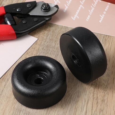 10 Pack Trailer Ramp Door Rubber Bumpers - 2.5" Rubber Bump Stops Round Trailer Bumper Pads for Cargo Ramp Doors, Truck Tailgates Utility Accessories (Black) in Saudi Arabia
