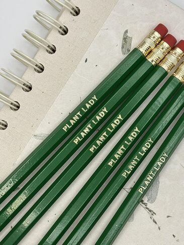 Plant Lady Pencils, Plant Lover Gift Set, Novelty Pencils, 6-Pack in Saudi Arabia