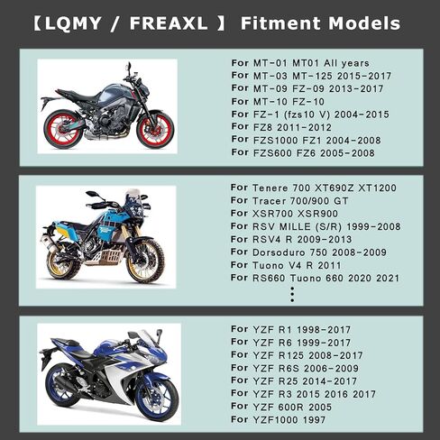 Universal M6 Swing arm Sliders Spools - 2pcs 6mm Motocycle Swingarm Stand Screw Yamaha FZ01 FZ03 FZ09 FZ10 MT01 MT03 MT07 MT09 MT125 FZ1 FZ6 FZ8 FZS1000 FZS600(Black) in Kuwait