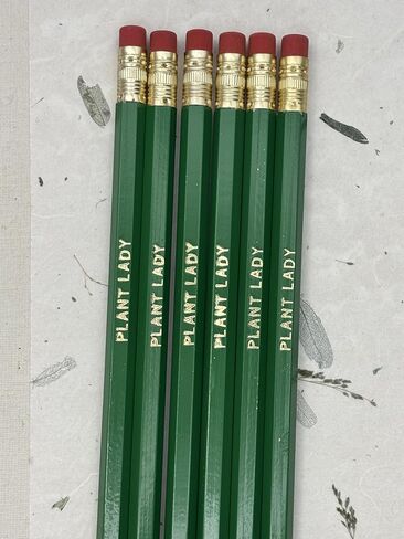 Plant Lady Pencils, Plant Lover Gift Set, Novelty Pencils, 6-Pack in Saudi Arabia