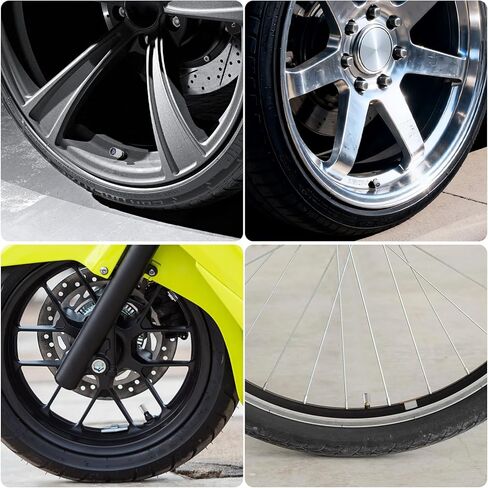 Car Tire Valve Caps for BMW All Models, 4Pcs Universal Metal Valve Stem Caps Auto Wheel Center Air Valve Covers for Car SUV Truck Motorcycle Bicycle (Black) in Kuwait