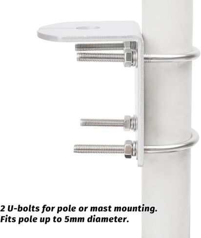 TWAYRDIO NMO Antenna Mount Bracket, Roll Bar/Mirror Mounting Bracket, Antenna Mount with NMO to SO239 Adapter for Car Truck Off-Roading and Overlanding in Saudi Arabia