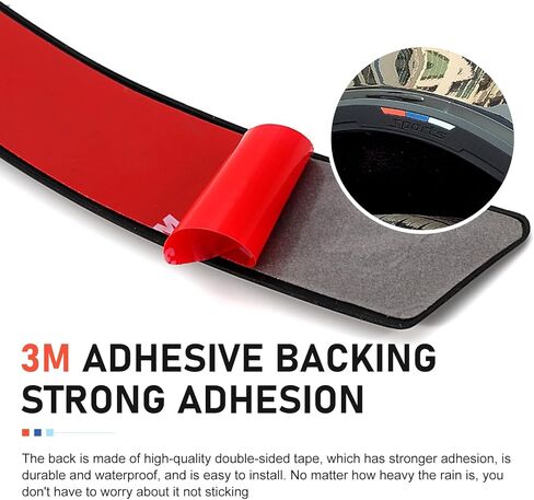 2 PCS Car Wheel Arch Protectors, Silicone Auto Wheel Tire Eyebrow Strips, Self-Adhesive Fender Flare Arch Lip Trim Strips Protector, Fender Flare Decoration Sticker for Most Cars (Black) in Saudi Arabia