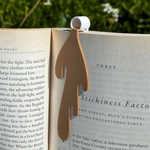 Bookmark 2 Pcs Coffee Spill Design for Book Lovers and Coffee Enthusiasts, PU Leather in Saudi Arabia