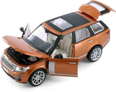 سيارة رينج روفر SUV، برتقالي 68263OR - نموذج سيارة مصبوب بمقياس 1/26 in Kuwait