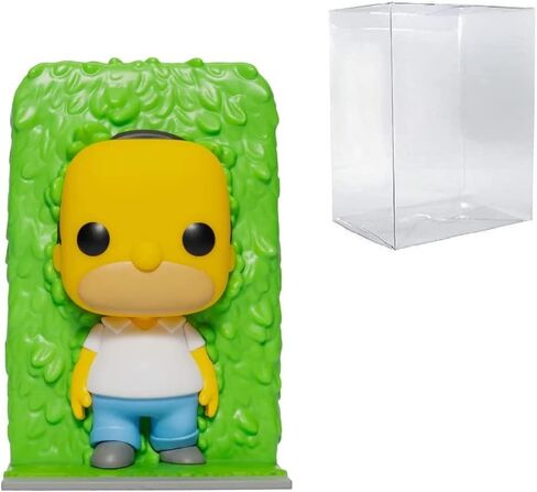 POP! The Simpsons Homer in Hedges Figure - Entertainment Earth Exclusive (Bundled with Compatible Box Protector Case) in Saudi Arabia
