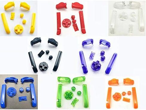 A B L R Buttons Keypads D Pads Power ON Off Buttons for Gameboy Advance for GBA Buttons (Color 4) in Saudi Arabia