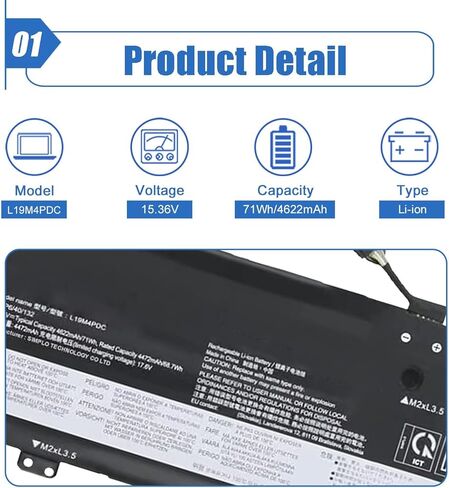 Dentsing L17M3PB0 Laptop Battery Replace for Lenovo Chromebook 100e 1st 2nd Gen 300e 2nd Gen 300e-81MB 500e 500e-81ES C340-11 S340-14 Series Notebook L17L3PB0 L17C3PG0 L18D3PG1 11.25V 42Wh/3635mAh in Saudi Arabia