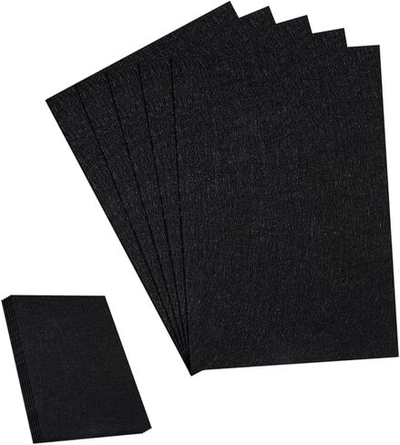 6 PCS Felt Black Squares, Felt Sheets 1 mm Felts for Crafts Black 11.8"*7.8" Soft Sewing Felts for Sewing, Patchwork, Decoration, Embroidering, Book, DIY Craft in Saudi Arabia