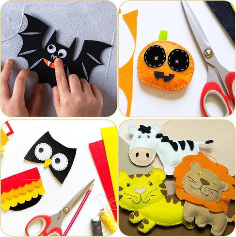 6 PCS Felt Black Squares, Felt Sheets 1 mm Felts for Crafts Black 11.8"*7.8" Soft Sewing Felts for Sewing, Patchwork, Decoration, Embroidering, Book, DIY Craft in Saudi Arabia