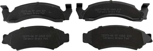 Front and Rear Brake Pads Ceramic Compatible with 1987-1993 Ford Bronco 1987-1993 F-150 1987-1989 E-150 Econoline 1987-1989 E-150 Econoline Club Wagon in Saudi Arabia