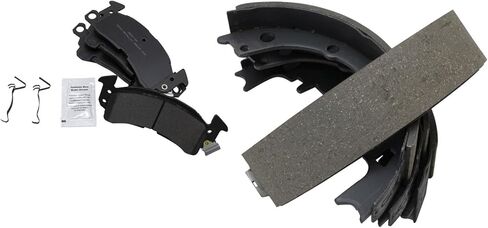 Front Rear Brake Pads Semi Metallic Compatible with 1969-1985 Buick Skylark 1969-1996 Chevrolet Caprice 1967-1985 Oldsmobile Cutlass 1969-1986 Pontiac Firebird 1987-1989 GMC Safari in Saudi Arabia