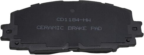 Front Rear Brake Pads Ceramic Hardware Compatible with 2013 Scion iQ 2012-2014 Toyota Prius C in Saudi Arabia