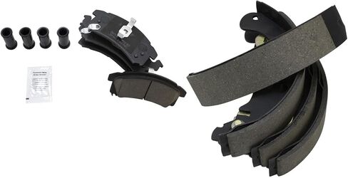 Front and Rear Brake Pads Ceramic Hardware Compatible with 2003-2005 Chevrolet Cavalier 2003-2005 Pontiac Sunfire in Saudi Arabia
