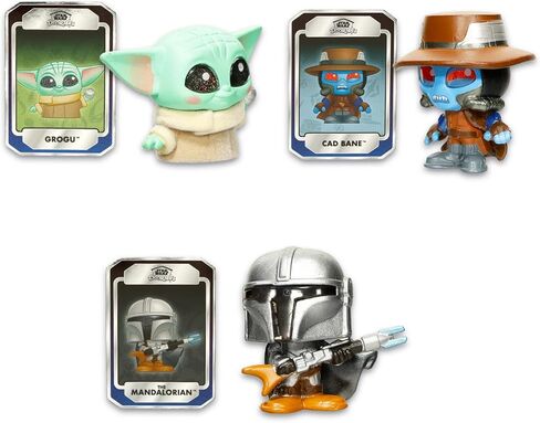 مجموعة Star Wars Doorables Hyper Peek - حزمة مع 2024 SDCC حصرية 3 شخصيات Mandalorian الصغيرة مع بطاقات التداول بالإضافة إلى الملصقات، المزيد | مجموعة شخصيات ستار وورز الصغيرة كوميك كون القابلة للتجميع in Saudi Arabia