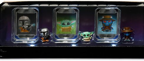مجموعة Star Wars Doorables Hyper Peek - حزمة مع 2024 SDCC حصرية 3 شخصيات Mandalorian الصغيرة مع بطاقات التداول بالإضافة إلى الملصقات، المزيد | مجموعة شخصيات ستار وورز الصغيرة كوميك كون القابلة للتجميع in Saudi Arabia