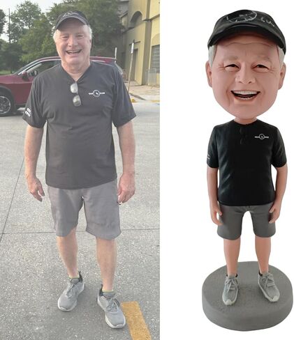 Handmade Custom Bobbleheads,Previewable and Modifiable,Figures Full Personalized,Polymer Clay,Gifts for Any Occasion，Unique Birthday Gifts in Saudi Arabia