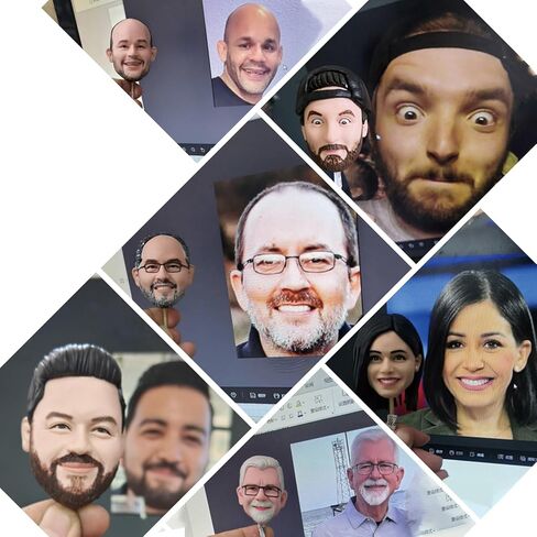 Handmade Custom Bobbleheads,Previewable and Modifiable,Figures Full Personalized,Polymer Clay,Gifts for Any Occasion，Unique Birthday Gifts in Saudi Arabia