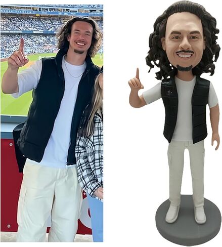 Handmade Custom Bobbleheads,Previewable and Modifiable,Figures Full Personalized,Polymer Clay,Gifts for Any Occasion，Unique Birthday Gifts in Saudi Arabia