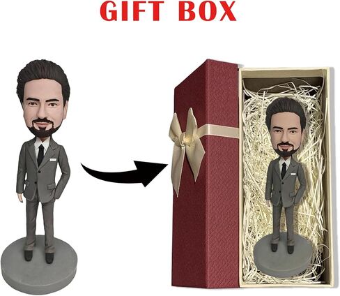 Handmade Custom Bobbleheads,Previewable and Modifiable,Figures Full Personalized,Polymer Clay,Gifts for Any Occasion，Unique Birthday Gifts in Saudi Arabia