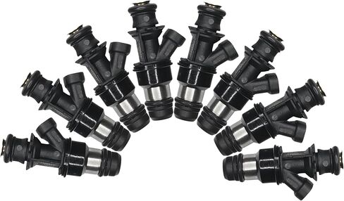8 × حاقن وقود متوافق مع 2001-2009 Chevy GMC TRUCK 8.1L V8 GAS متوافق مع Delphi 17124531/12574927 / 25343789/217-1563 / FJ10494 in Saudi Arabia