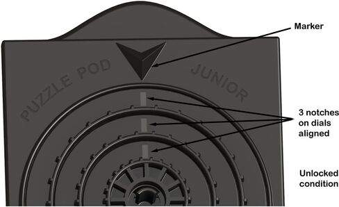 Puzzle Pod Junior - صندوق ألغاز لبطاقات الهدايا، حامل بطاقات النقود والهدايا، لغز المال لتحفيز الدماغ in Saudi Arabia