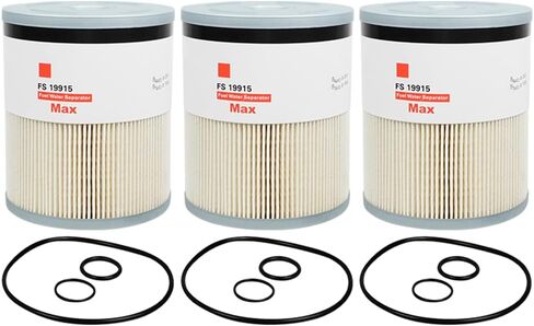 3PCS FS19915 Fuel Filter with Water Separator Fits for Cummins ISX15 Detroit Diesel DD13 DD15 DD16 Freightliner 108SD 114SD 122SD Replaces L9915F P551011 P550854 PF9804 CS11122 A4720921205 33655 in Saudi Arabia