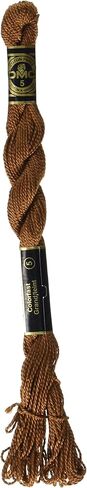 DMC 115 5-433 Pearl Cotton Thread, Medium Brown, Size 5 in Saudi Arabia