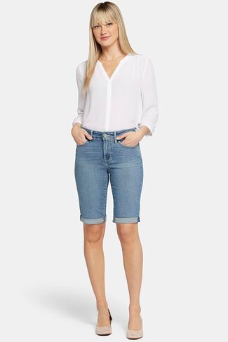 NYDJ Women's Briella Shorts Roll Cuff, Gold Coast in Saudi Arabia