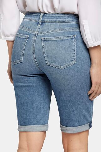 NYDJ Women's Briella Shorts Roll Cuff, Gold Coast in Saudi Arabia