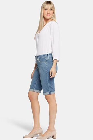 NYDJ Women's Briella Shorts Roll Cuff, Gold Coast in Saudi Arabia