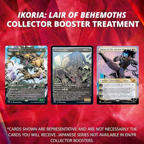 Magic: The Gathering Ikoria: Lair of Behemoths Collector Booster | 15 Card Booster Pack | Stylized Collectible Cards (C77470000) in Saudi Arabia