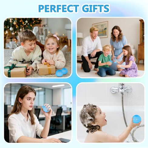 Fidget Toys Stress Balls for Kids & Adults - Squishy Ball Squeeze Toys, Stretchy Squeeze Stress Relief Squishy Ball for Anxiety/Therapy/Classroom, Squishy Toys Sensory Toys(Blue Basketball) in Saudi Arabia
