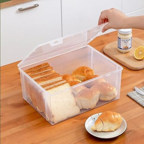 Generic Transparent Plastic Storage Box (19x9.5x8.5cm) - Simple, Portable, Manual in Saudi Arabia