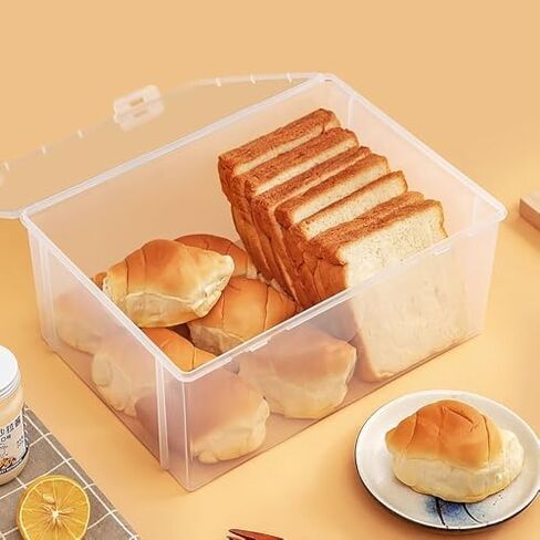 Generic Transparent Plastic Storage Box (19x9.5x8.5cm) - Simple, Portable, Manual in Saudi Arabia