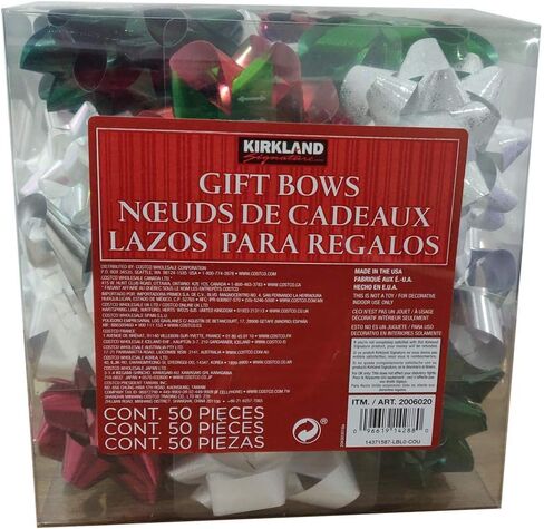 Kirkland Assorted Colour Gift Bows-Pack of 50 in Saudi Arabia